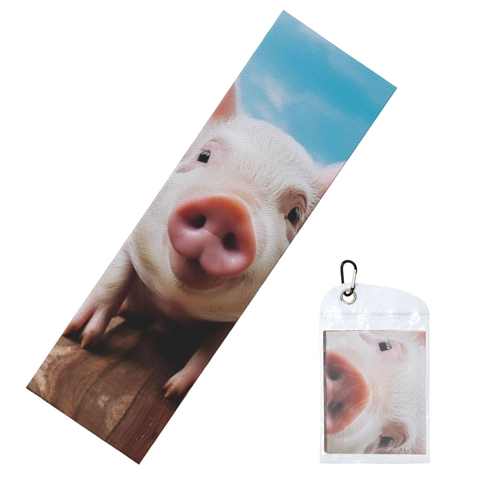 DWVTSLH Cooling Towel for Neck and Face, Smiling Ice Towel for Hot Weather, Soft Microfiber Chilly Towels with Waterproof Bag & Carabiner, Breathable Workout Towels 40"x12"