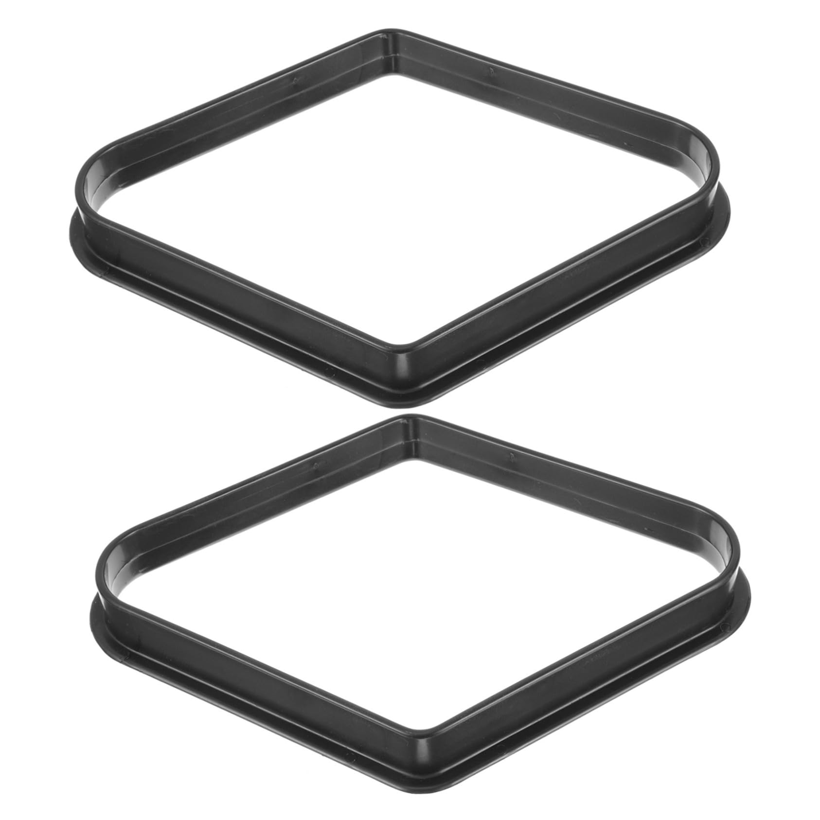 NULYLU 2pcs Billiard Ball Rack Set 9-Ball Triangle Billiards Rack Table Pool Accessory Design for Home Game Room