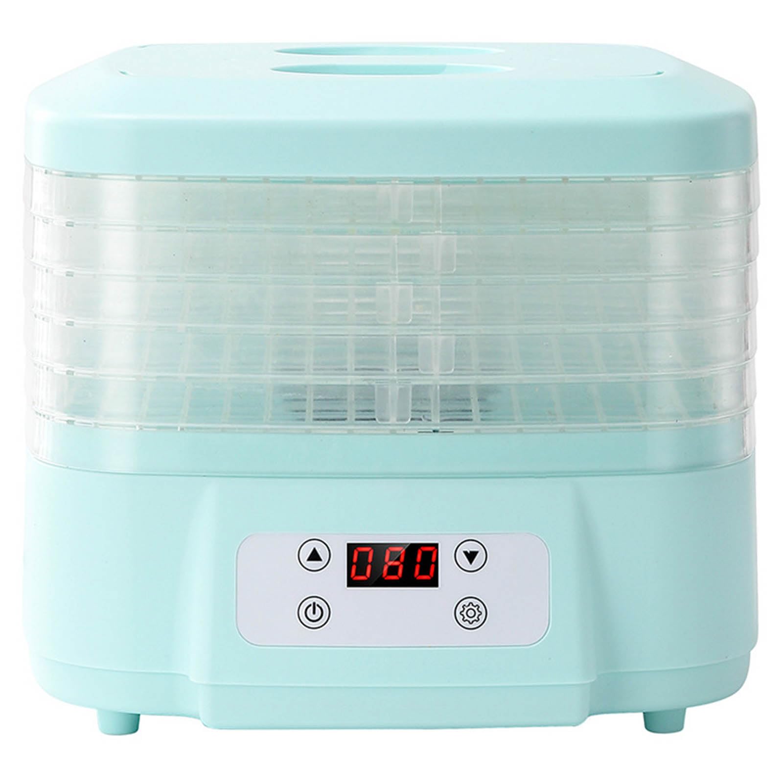 Macchina per liofilizzatore con timer regolabile e controllo della temperatura, flusso d'aria a 360°, display a LED per uso domestico