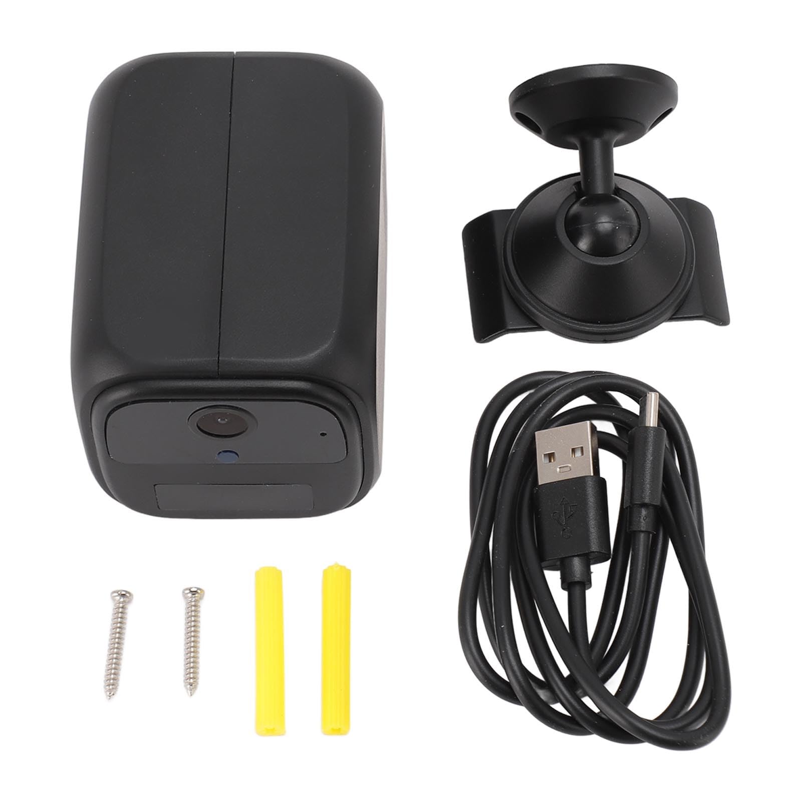 Cryfokt Small Security Camera, 4G LTE Standard 1080P Motion Detection Indoor Camera with Night, Two Way Talk, Storage, 120° Wide Angle Pet Camera for Home Kids