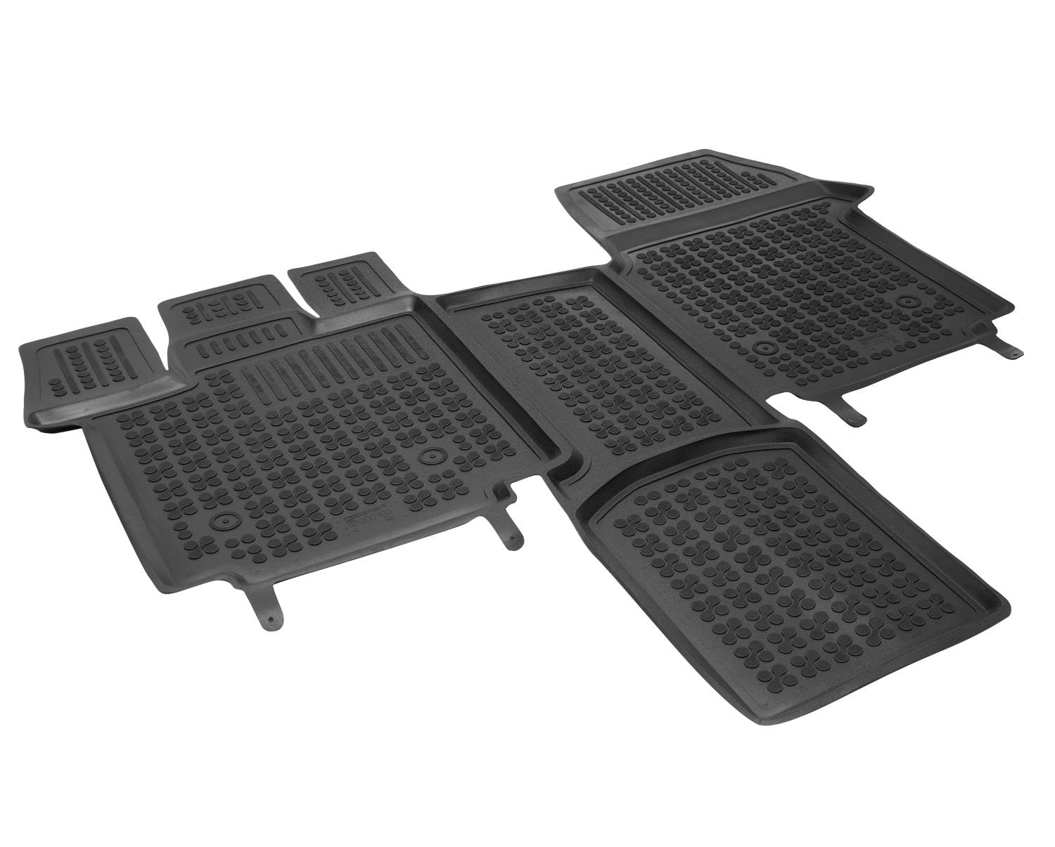 AZUGA 3D Gummi Fußmatten für VW T7 Multivan ab 2021 1-teilig für vorn