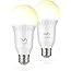eufy by Anker, Lumos Smart Bulb - White, Soft White (2700K), 9W, Works with Amazon Alexa, No Hub Required, Wi-Fi, 60W Equival