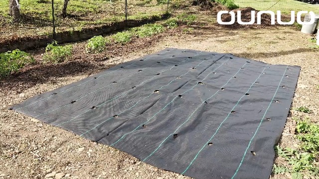 GardenMate 2m x 10m Telo per Pacciamatura 150 g/m² - Telo Antistrappo Contro Le Erbacce - Elevata stabilizzazione ai Raggi UV - Permeabile - 2m x 10m = 20 m²
