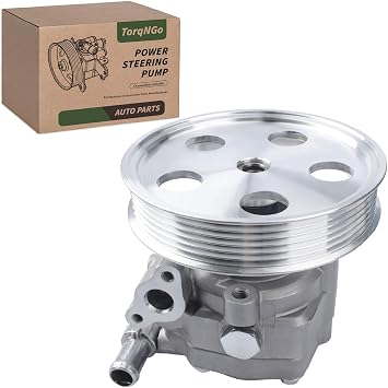 21515 Power Steering Pump Assembly with Pulley Compatible with 2010-2012 A4 Quattro; A5 Quattro; A4; A5 Power Assist Pump Replace # 8K0145153F, 2518801383, 21716