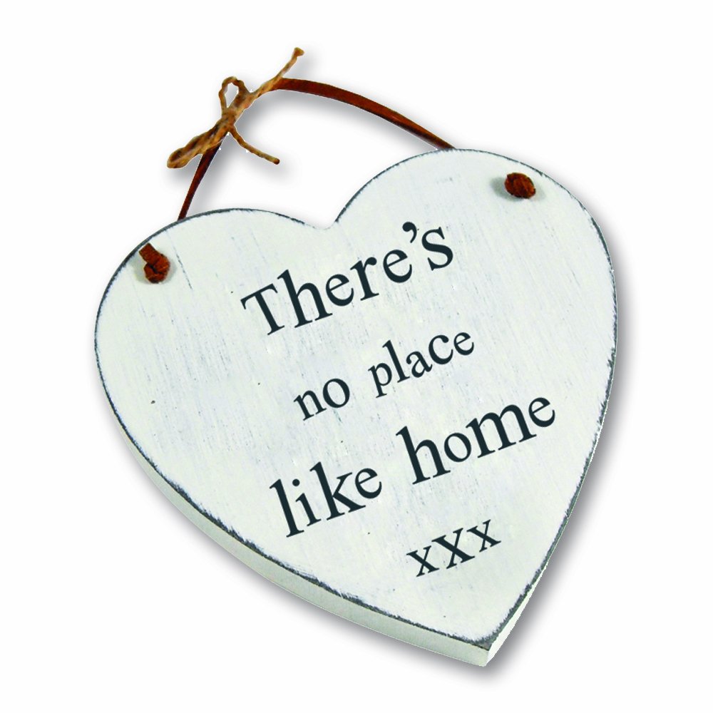 Heartwarmers No Place Like Home Wooden Heart Keepsake Gift Hanger