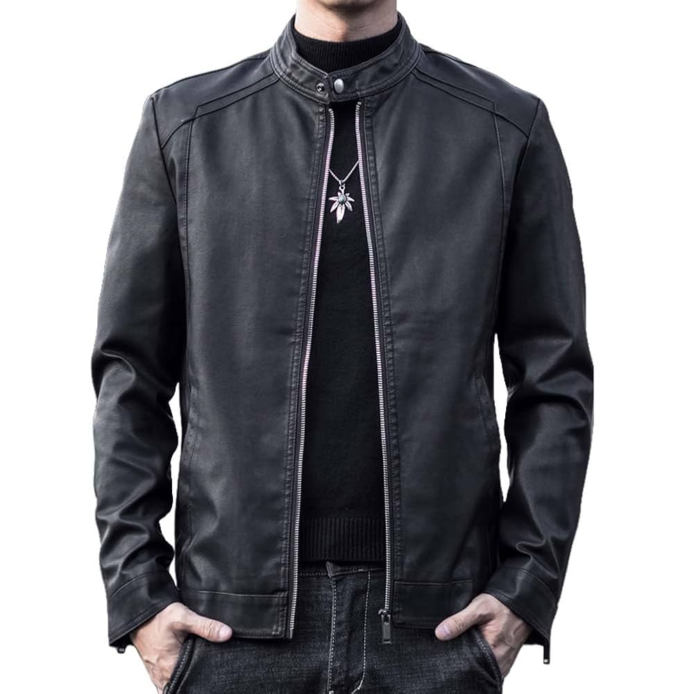 XL KRAWEHL LEDER キルティング ライダースジャケット シングル ◇カーフレザー シングルライダースジャケット◇M～3XL