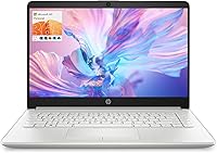 HP 14" HD Laptop for Students & Business: Intel N4120 Quad-Core, 8GB RAM, 64GB eMMC, Win11, Office 365, Silver