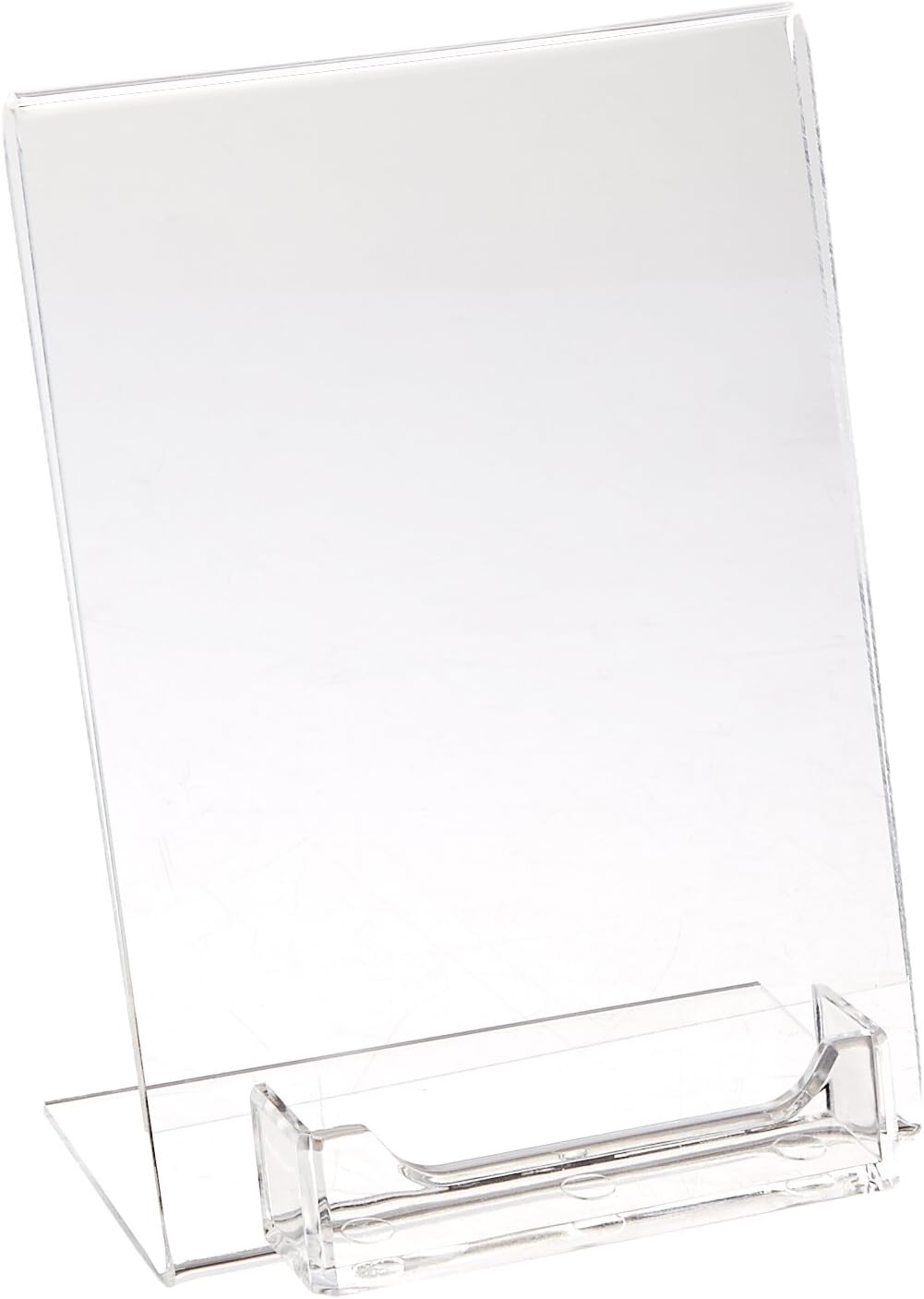 Displays2go Clear Acrylic 5x7 Sign Holder with Business