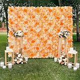 Orange Floral Wall Panel for...