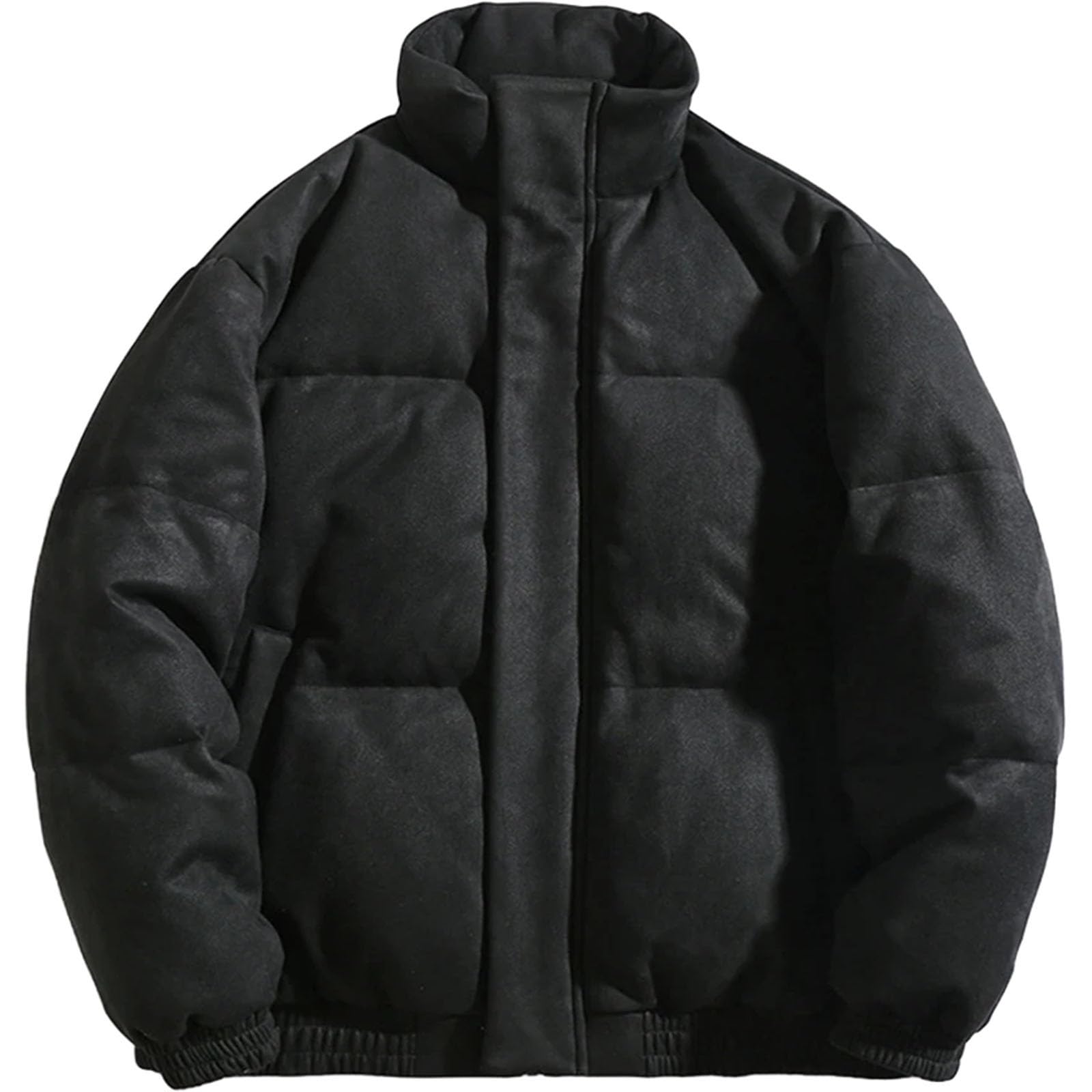 Doudoune épaisse parka coton oversize col montant veste hiver chaude et ample unisexe
