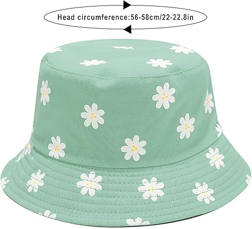 Miniatura 7 de Malaxlx Sombrero de pescador unisex para playa, sombrero estético de pesca para hombres, mujeres y adolescentes, reversible de doble cara