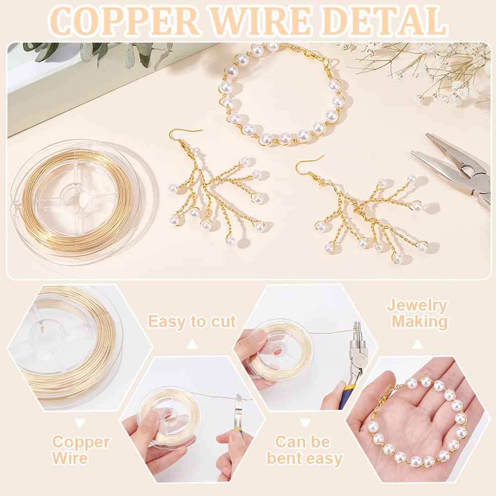 BENECREAT 39ft 20 Gauge Real 14K Gold Plated Copper Wire - Image 4