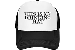 This is My Drinking Hat Hat Unisex Fun Adult Trucker Hats Adjustable Cap