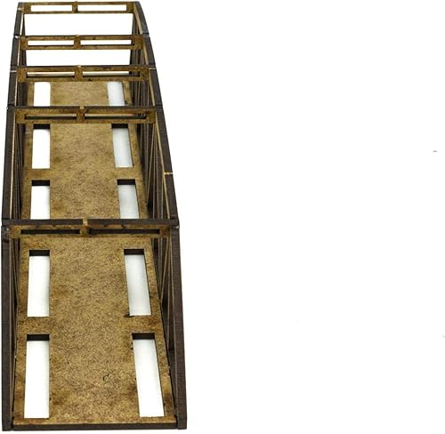 Miniatura 4 de War World Scenics - Puente Camelback MDF de calibre N de una sola vía (7.874 in) (elige color) - Escala de modelado ferroviario Modelo ferroviario