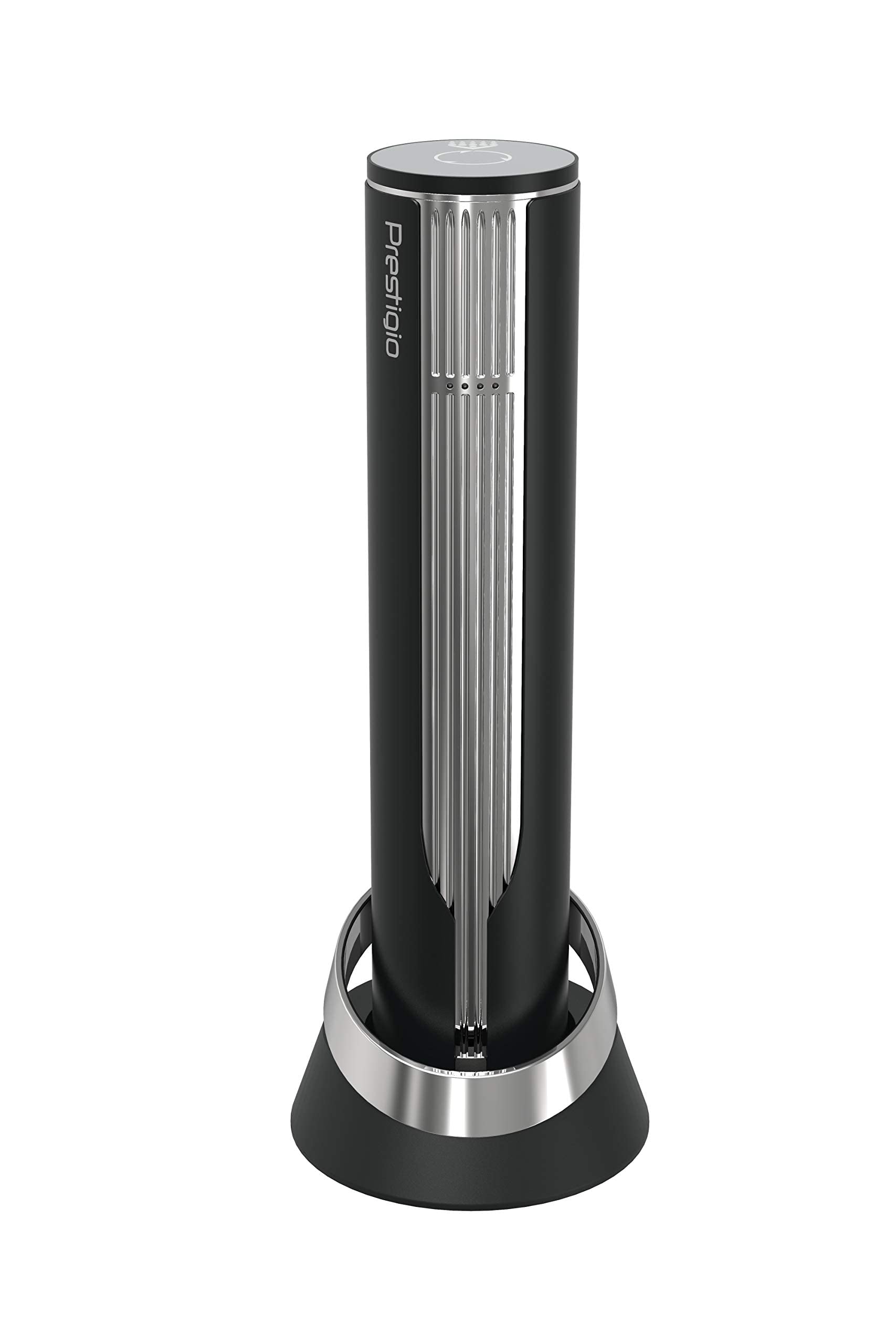 Prestigio Maggiore Apribottiglie portatile con stazione di ricarica Black Silver