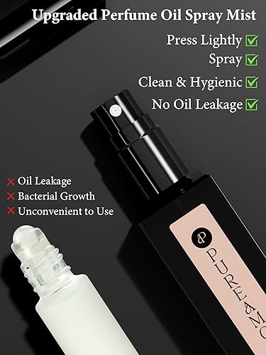 Miniatura 4 de PUREAMOR Perfume de Vainilla Ámbar para Mujeres, Fragancia con Aroma a Café con Notas Cálidas de Ámbar y Vainilla Dulce, Extrait de Parfum de Larga