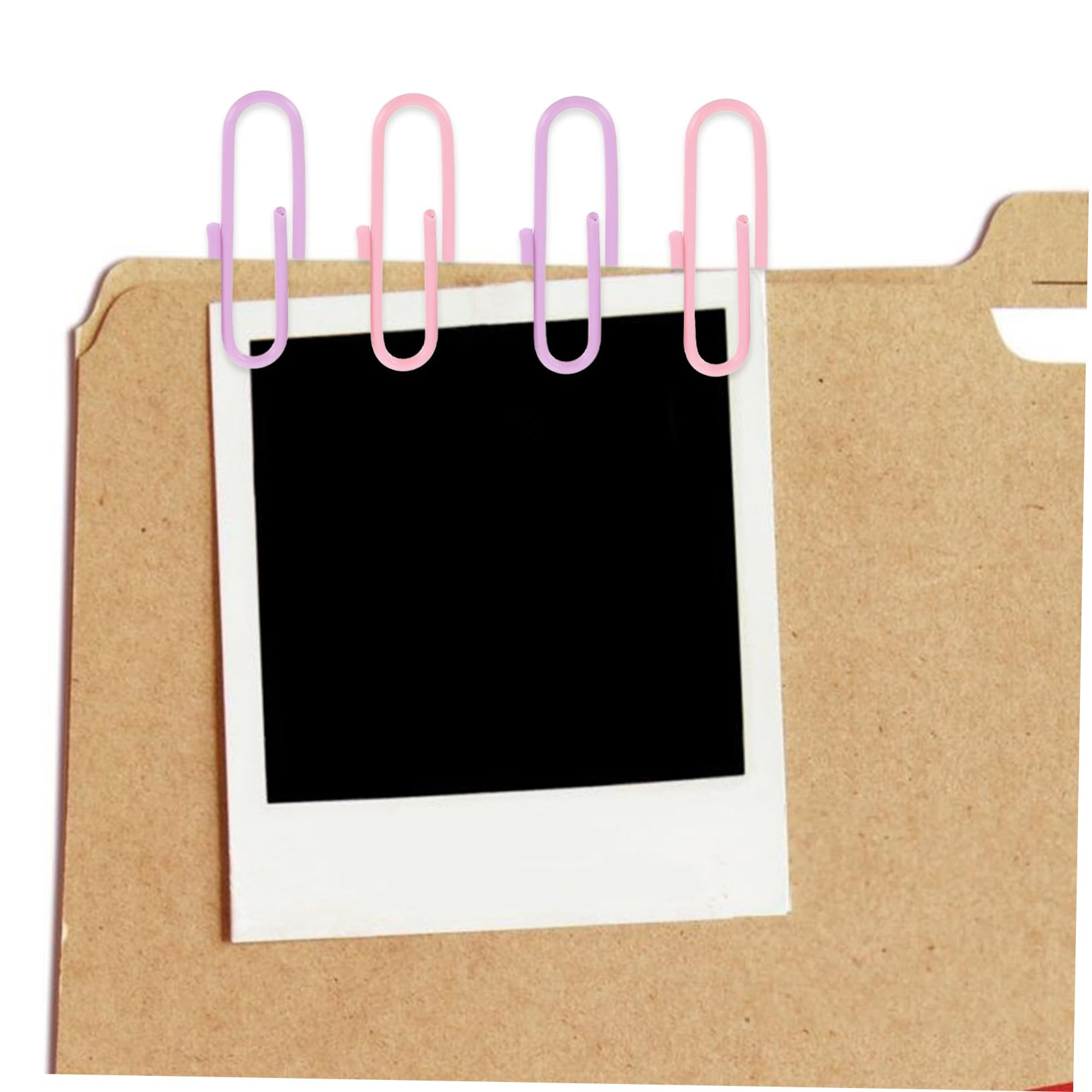 Operitacx 5 Set Graziose Graffette Clip Pinze Di Carta Porta Graffette Da Scrivania Ufficio Graffette Fermagli Di Carta Graffette Viola Grandi Graffette Mini Graffette Metallo 540 Pezzi * 5