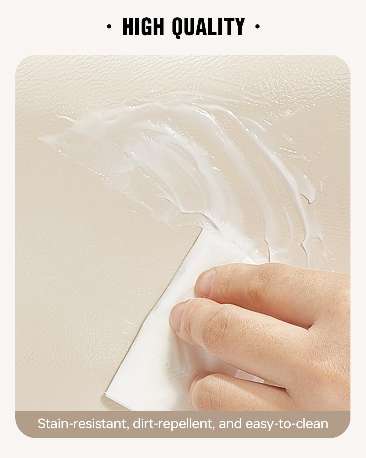 EACHY Toiletry Bag with Hanging Hook, Travel Makeup Bag PU Leather Cosmetic Bags for Women Make Up Organizer with 4 Compartments Waterproof Full-Size Portable Travel Essentials (Beige) - Image 2