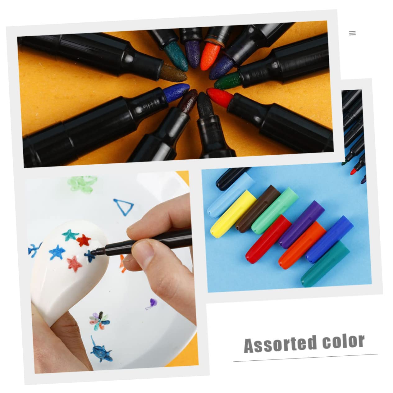 Lurrose 40pièces Stylos De Peinture Flottants Pour Garçon Fille Marqueurs Aquarelle à Eau Créatifs Pour École Et Activités Manuelles