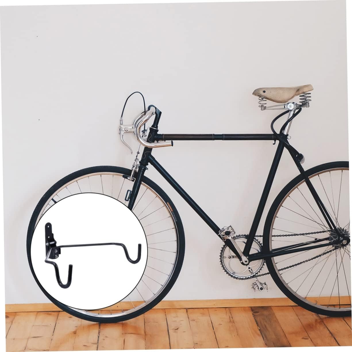 Totority 40kg Bike Wall Hanger Bike Hook Holder Storage -mounted Indoor Rack Home Supplies
