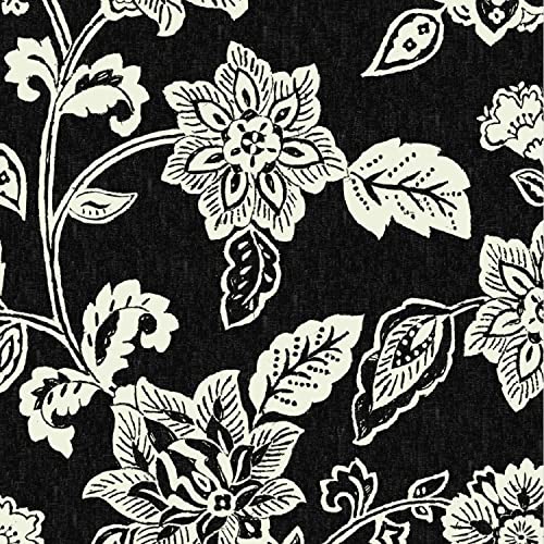 Image of Arden 2-Pack Patio Dining Outdoor Chair Cushions, 20x44, Rain-Proof Seat Pad, Fade-Resistant Outdoor Cushion Ashland Black Jacobean