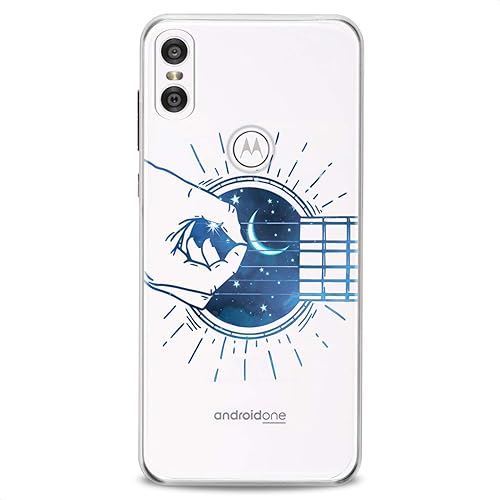 Funda de TPU compatible con Motorola G9 G8 Plus G7 E20 P40 Z4 Edge 20 G22 Stylus Galaxy Guitar Design Flexible Silicone Manly Top Soft Slim Fit