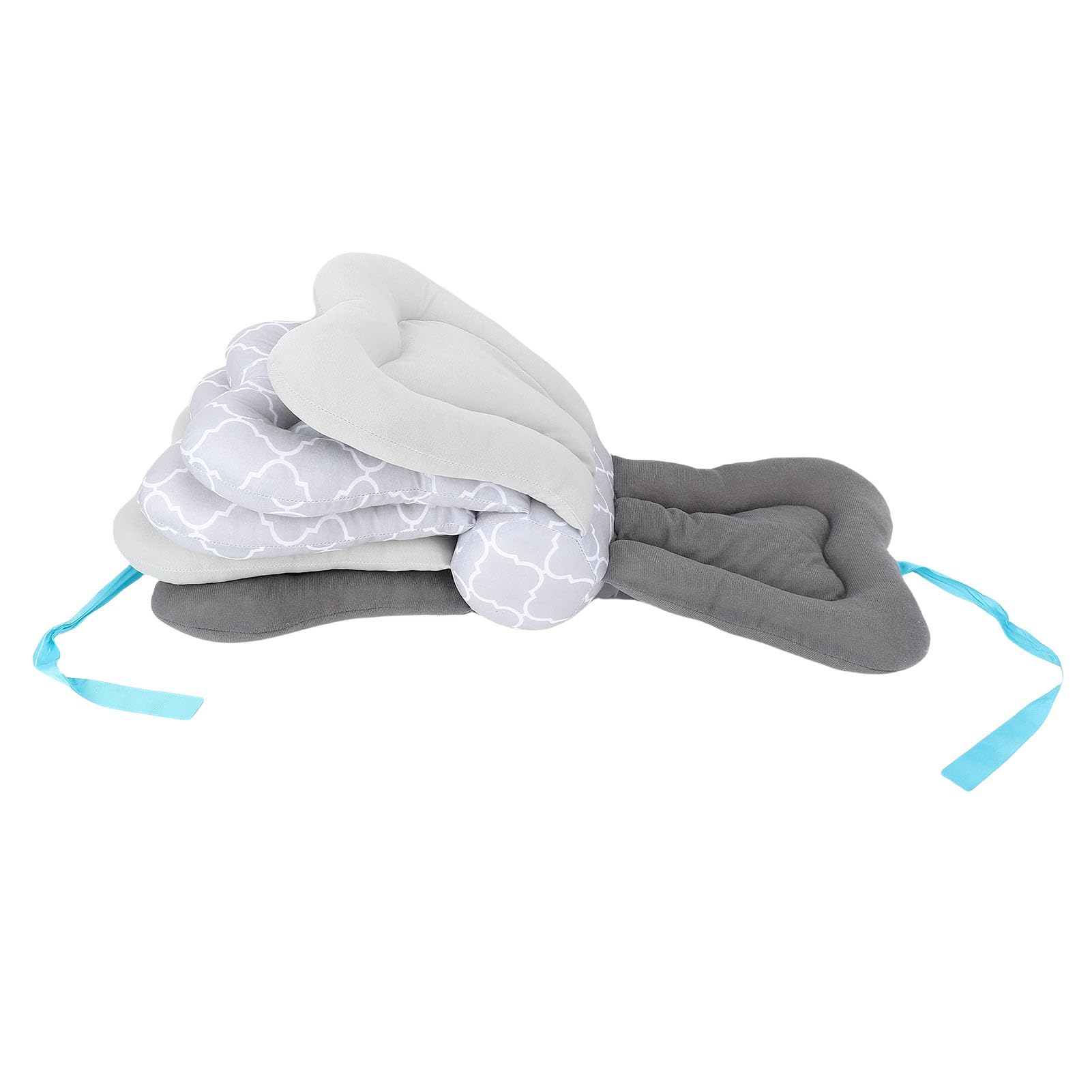 Cuscino per L'Allattamento Regolabile per Mamma e Bambino con Design Portatile e Confortevole, Morbida Microfibra per un Facile Allattamento Al Seno