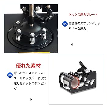Amazon.co.jp: スタンプ機 箔押し機 ホットスタンプ機 手動式