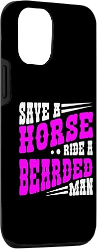 Miniatura 6 de Funda para iPhone 13 Pro Max Save A Horse, Ride A Bearded Man