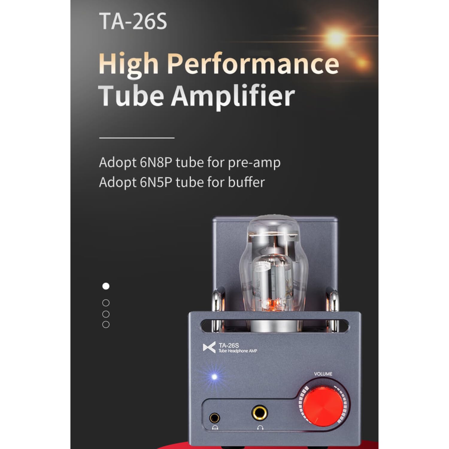 真空管プリアンプ 兼ヘッドホンアンプ XuanZu Xz-U2012 2P2 + VMOSクラスA ハイブリッド 真空管 アンプ