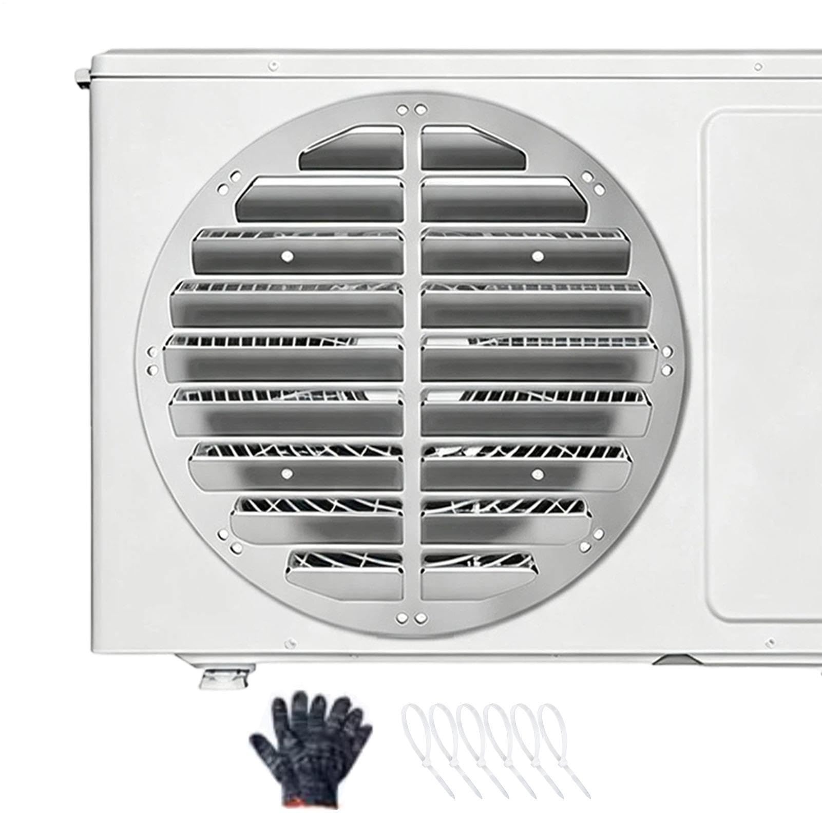 Copertura Deflettore AC Deflettore a Lamelle Rotondo in Acciaio Anti