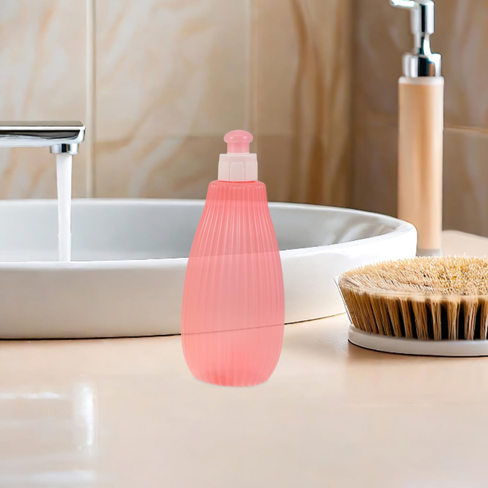 Hohopeti Kit Portátil de 3 Piezas para Limpieza Suave de Glúteos de Bebés Recién Nacidos, Botella de Bidé de 350ml para Cuidado Íntimo en Estancias Nocturnas y Hospital