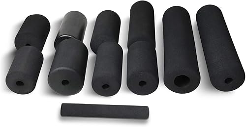 Miniatura 7 de CAP Barbell Rodillo de PU/espuma, almohadilla de rodillo para extensión de piernas, banco de pesas, piezas de repuesto de almohadillas de cubierta