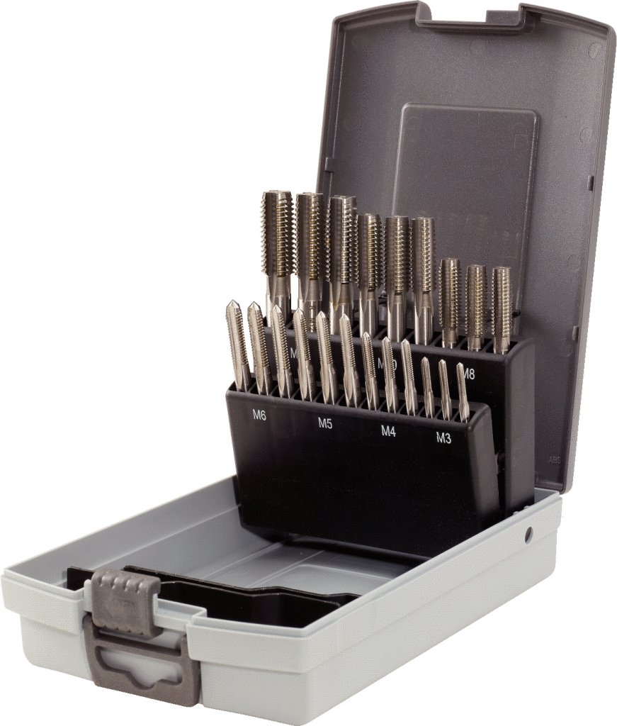 KS Tools HSS Co M3-M12 Tap Set (21 Pieces)