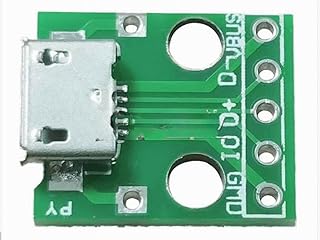 30pcs Q99 Micro USB to DIP Female Socket Mike 5p Chip to Direct Plug Android Tail Plug Female Power Board PCB 13.3mmX15.6mm