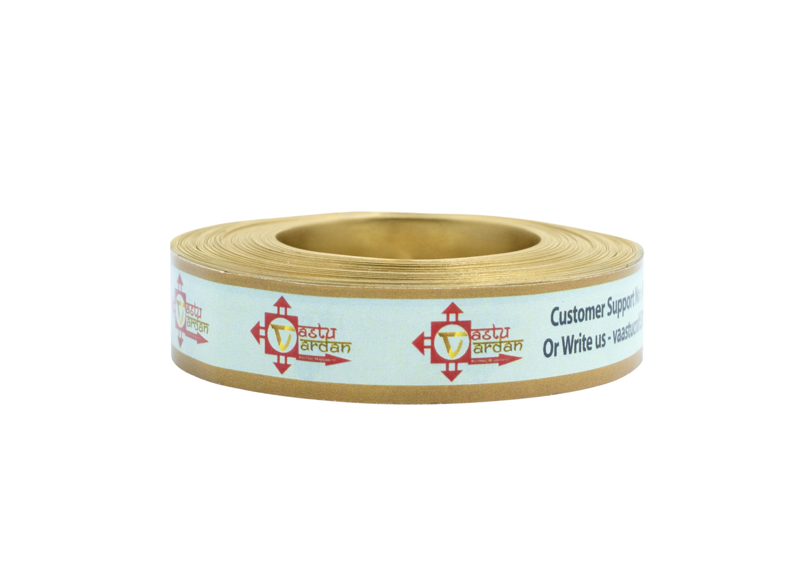 Brass Strip | 0.5 INCH | Pack of 1 | Vastu Strip | Vastu Strip Remedy | Width-12mm, Thickness-0.2mm, Length-25 Feet Approx.