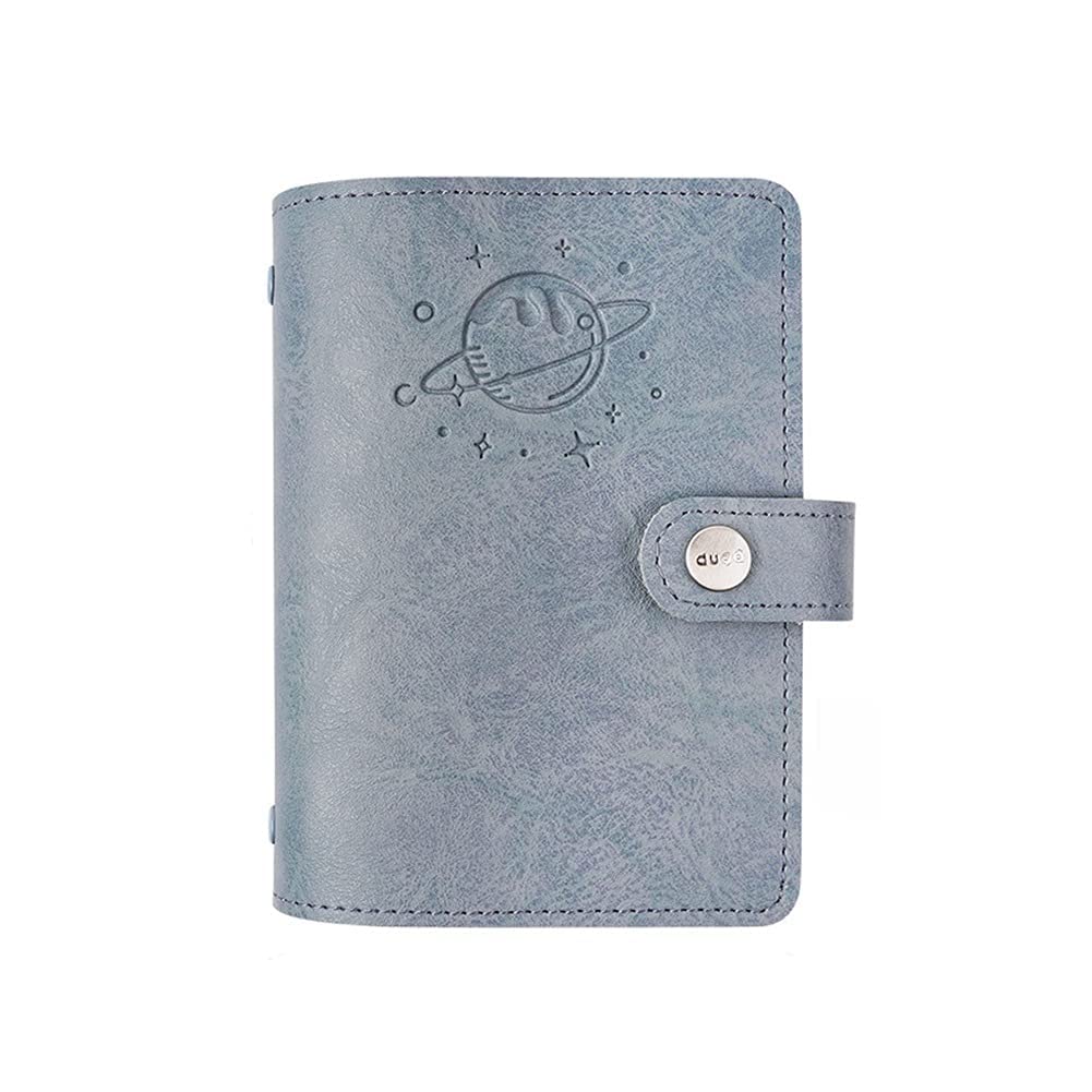 Cuadernos de cuero Escritura Revista Revestible Viajeros Portátiles for hombres y mujeres Libro de lácteos Los mejores regalos for adolescentes Chicas y niños (Color : Grey)