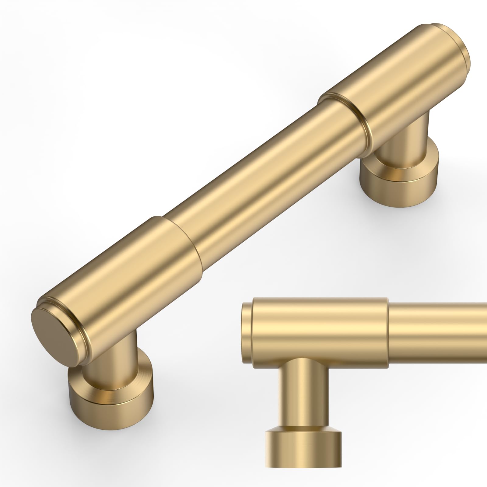 Amerdeco 10 Pack Champagne Bronze Cabinet Pulls 5 Inch(128mm) Hole Center Drawer Pulls Cabinet Hardware Kitchen Cabinet Handles for Bathroom ZH0075 — Amazon image 32