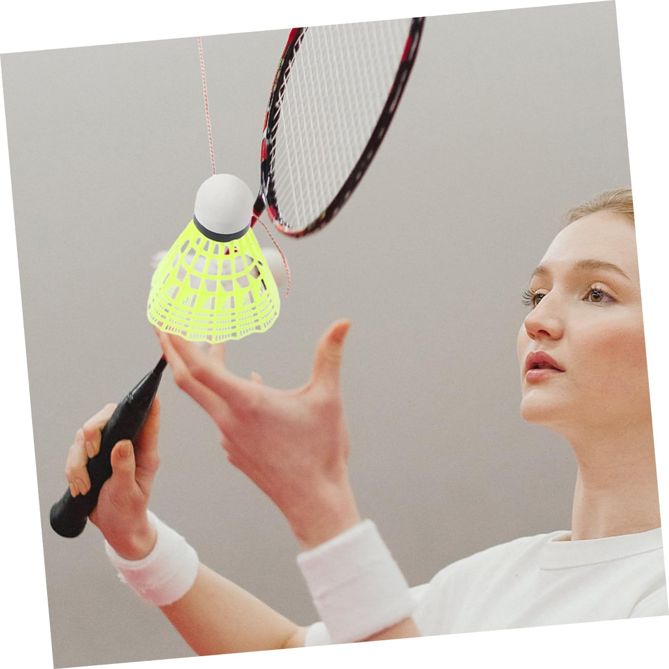 24Pcs Badminton Shuttlecocks for Outdoor Training Durable Yellow Birdies for Student Skill Development and Recreational Speed and Stability Sports Equipment
