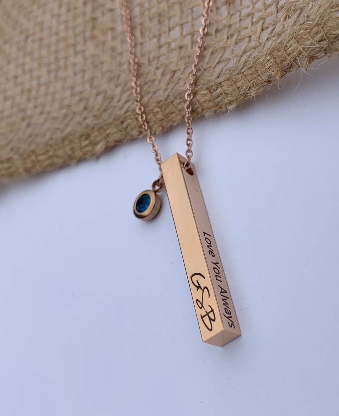 Daughter gift from mom, You are my sunshine necklace, Daughter necklace, Christmas gift, Birthday gifts for her, bar necklace, I love you more