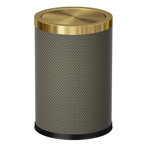 2.4 Gallon Bathroom Trash Can with Lid, Bedroom Trash can