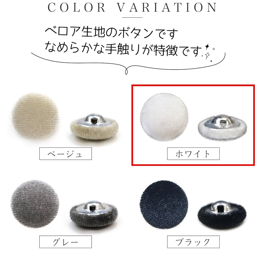 くるみボタンです。 くるみボタンです。