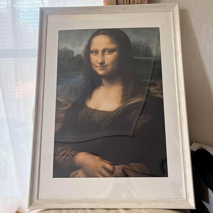 Amazon.co.jp: ルーブル美術館 モナリザ 実寸大レプリカ 絵画