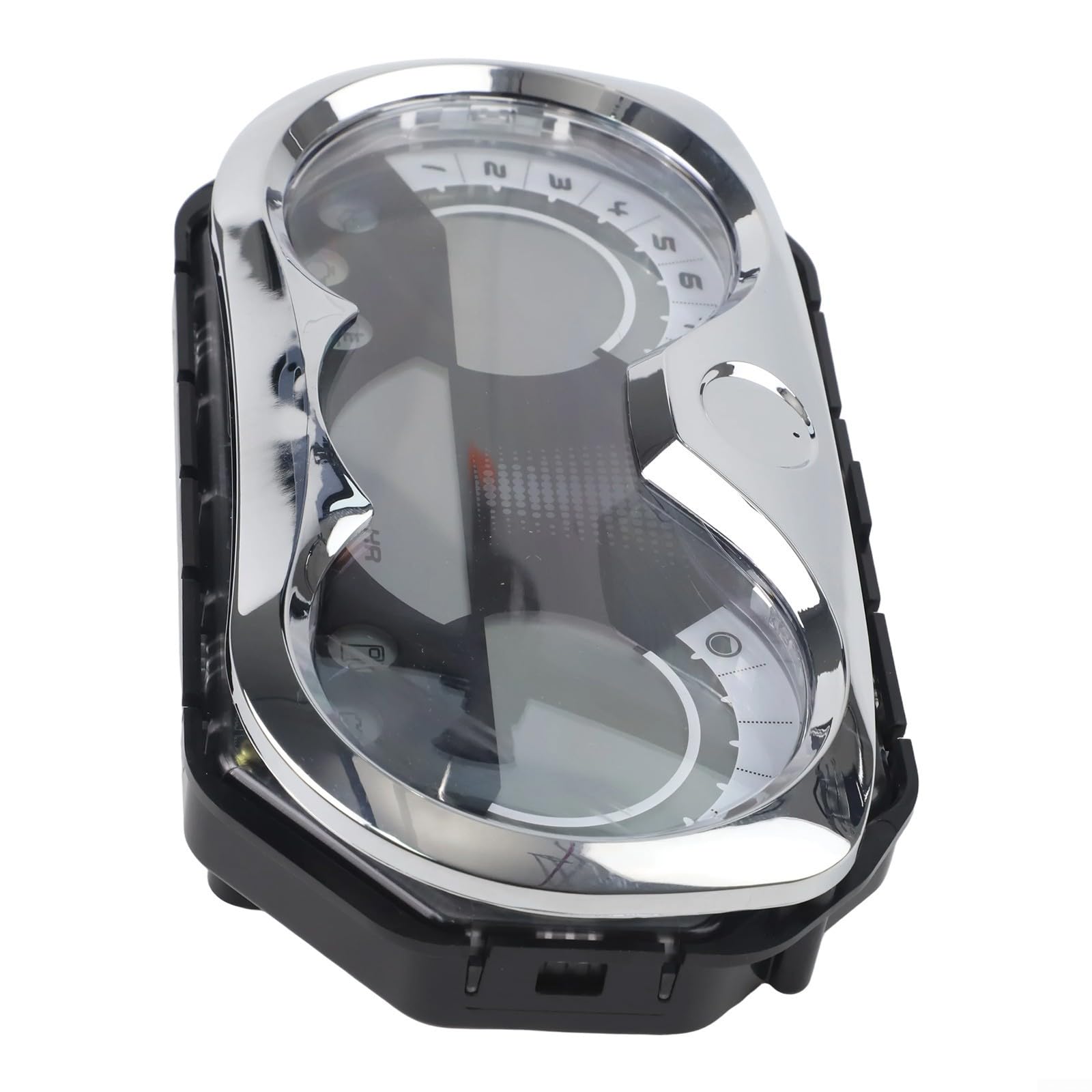 Compteur de vitesse LCD Cluster avec lunette chromée pour Sea Doo GTI 130 2008-2010 GTI SE 155 pour Wake 155 pour gts Pro 130 2011 RPM lecture du niveau de carburant