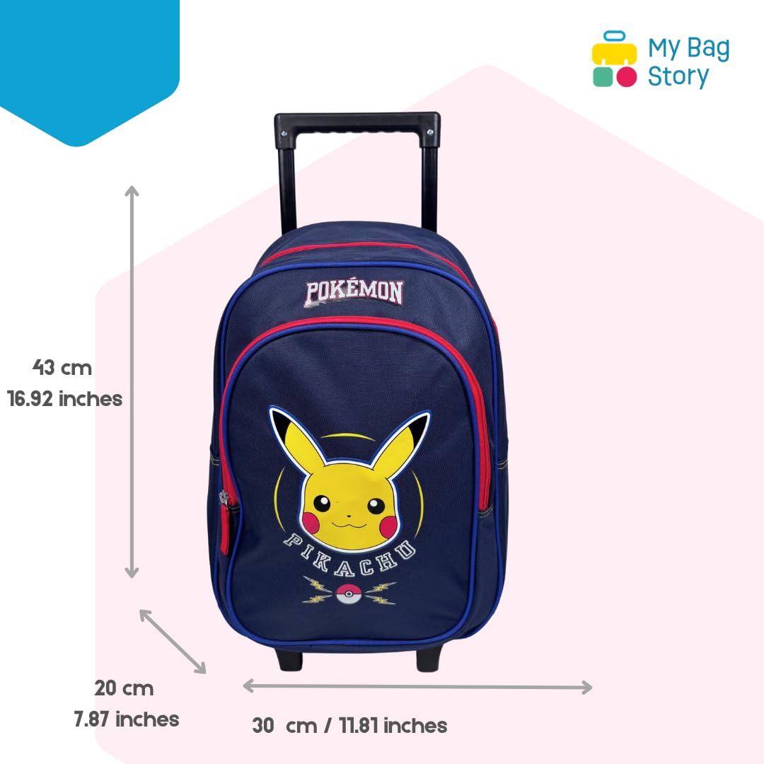 mybagstory | Sac Trolley Pokémon Pikachu | 1 Compartiment | Marine