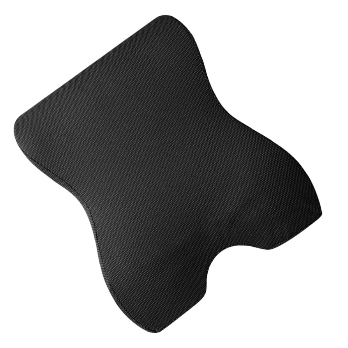 VALICLUD Cojín Lumbar Completo, Cojín Espalda Baja de Espuma Viscoelástica y Tela, Negro, para Oficina y Coche, Favorece la Postura Salud Columna