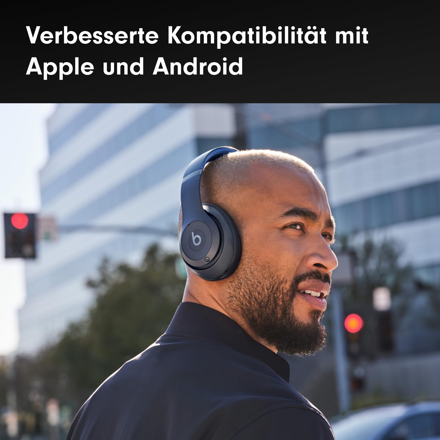Beats Studio Pro – Komplett Kabellose Bluetooth Noise Cancelling Kopfhörer – Personalisiertes 3D Audio, USB-C verlustfreies Audio, Apple & Android Kompatibilität- Navy
