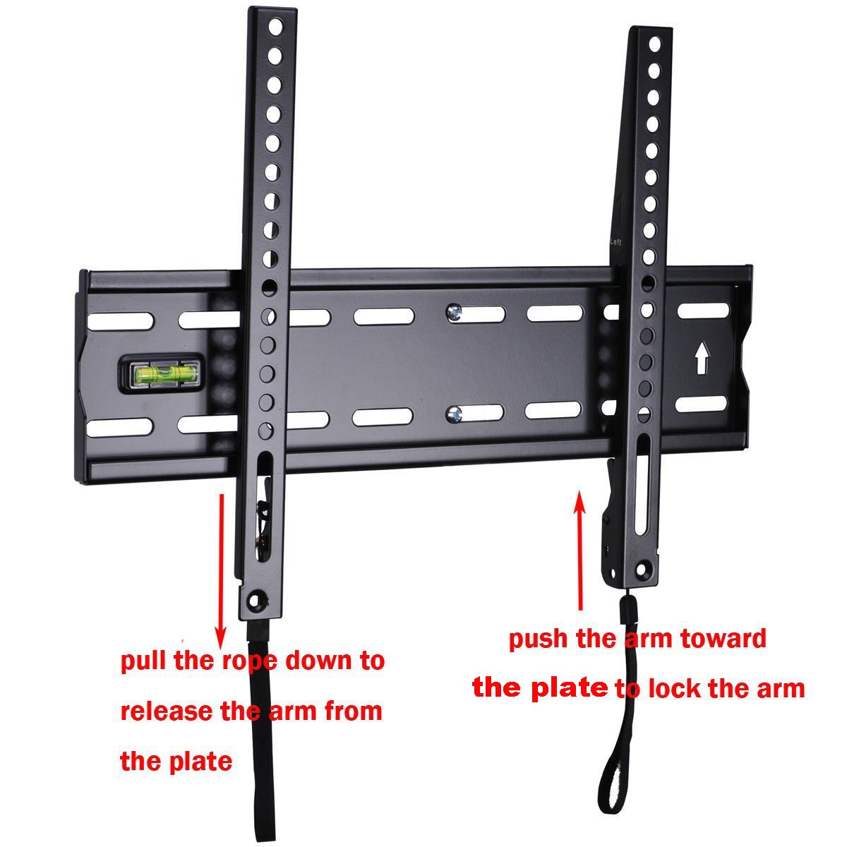 VideoSecu MP146B - Soporte de Pared para Pantalla Plana (49,900 kg, 68,6 cm (27"), 139,7 cm (55"), 100 x 100 mm, 400 x 400 mm, Negro)