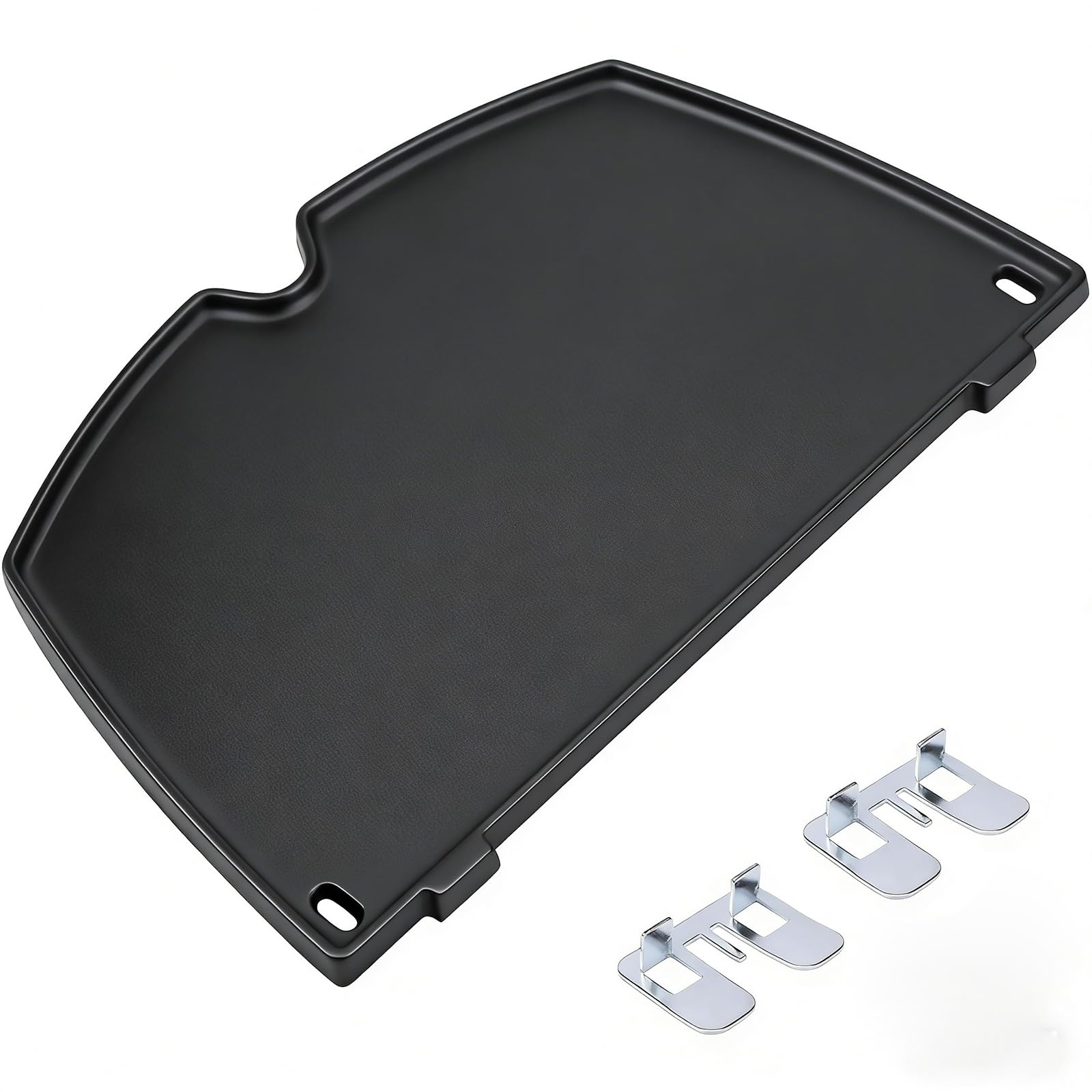 GFTIME 6559 Piastra in ghisa per Weber Q200, Q220, Q240, Q260, Q2000, Q2200, Q2400, grill Q2400, 38,9 cm, accessorio per padella Griddle Plancha, ricambio per barbecue a gas Weber Q200, Q2000