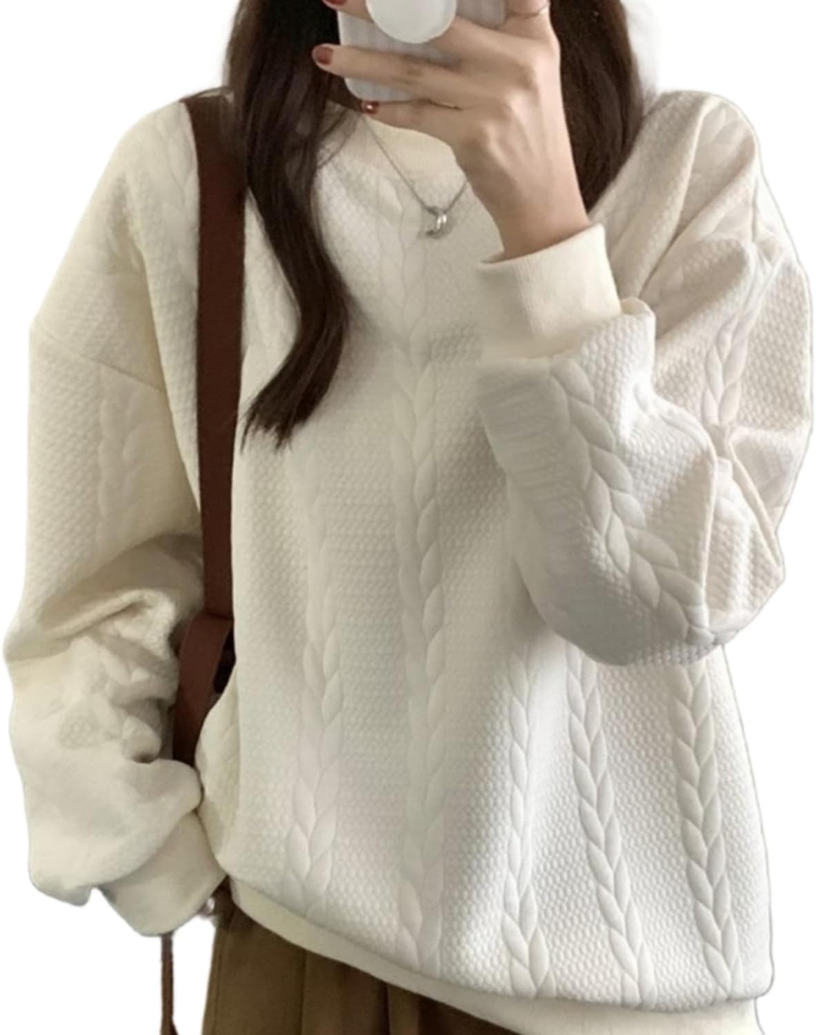 [safulsey] ゆったり オーバーサイズ ロゴ スウェット